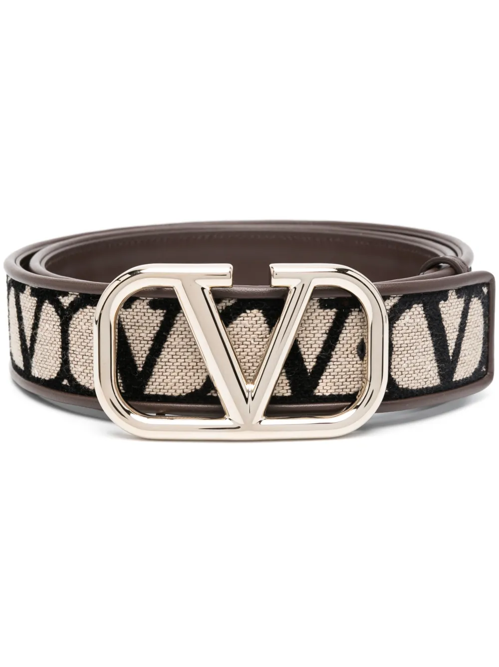 

Ремень с монограммой VLogo Signature VALENTINO GARAVANI, черный