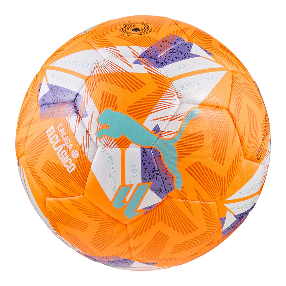 

Футбольный мяч Puma Orbit La Liga1 Hybrid El Clásico 2024-2025, оранжевый