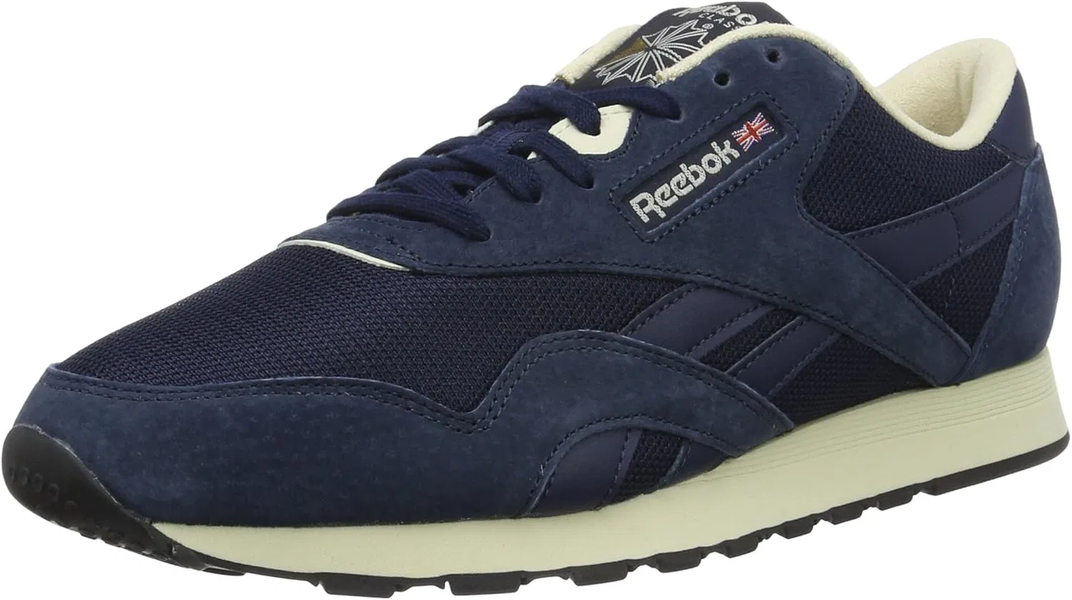 Мужские низкие кроссовки Reebok Classic Nylon P, Blue Collegiate Navy Pprwht Antique Copper Black