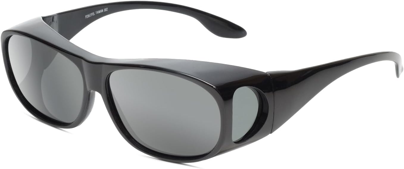 

Солнцезащитные очки Calabria 2865 с поляризацией, надеваются поверх очков с диоптриями, подходят для мужчин и женщин, имеют обтекаемую форму и защищают от УФ-излучения, Gloss Black