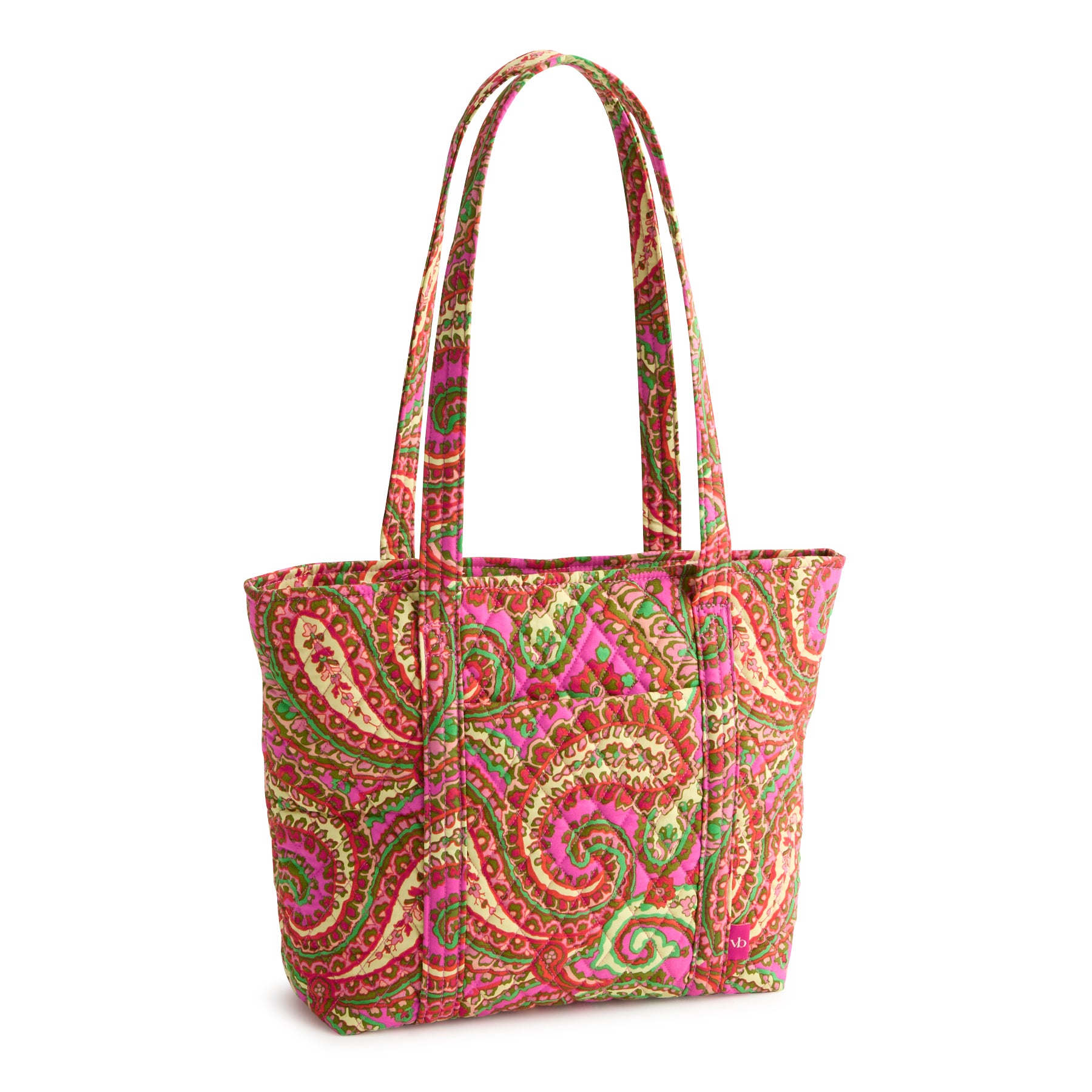 

Хлопковая сумка-шоппер Vera Small с аутлетным принтом Vera Bradley, розовый