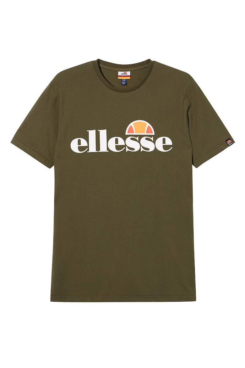 

Футболка Prado с овальным вырезом и логотипом Ellesse, хаки