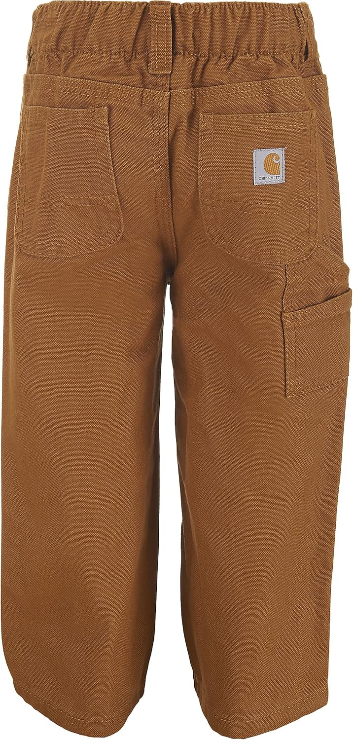 Carhartt детские и для малышей постиранные комбинезоны, Carhartt Brown — фото 3