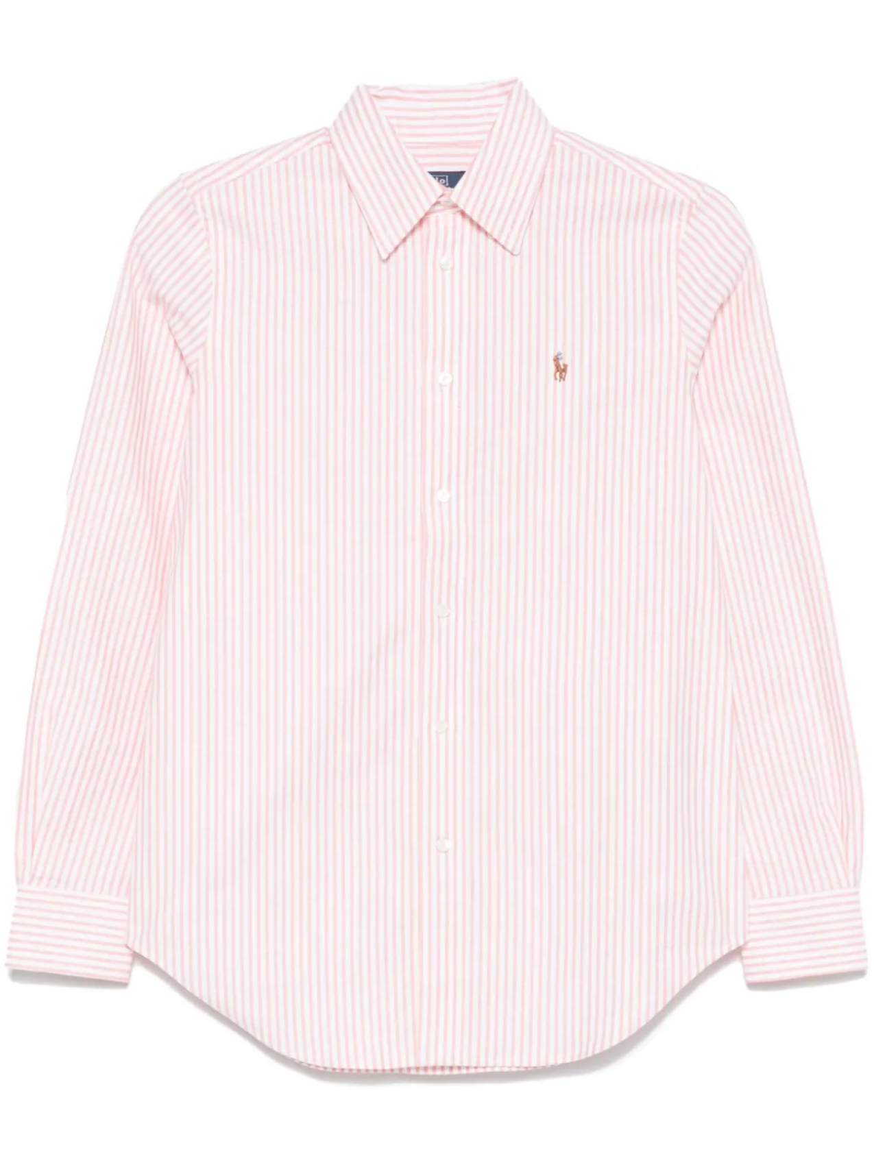

Полосатая рубашка Polo Ralph Lauren, оранжевый
