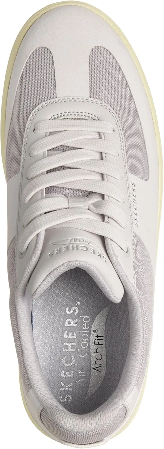 Мужские кроссовки Skechers Arch Fit Court Break Comodo Comfort, Grey Lime — фото 3