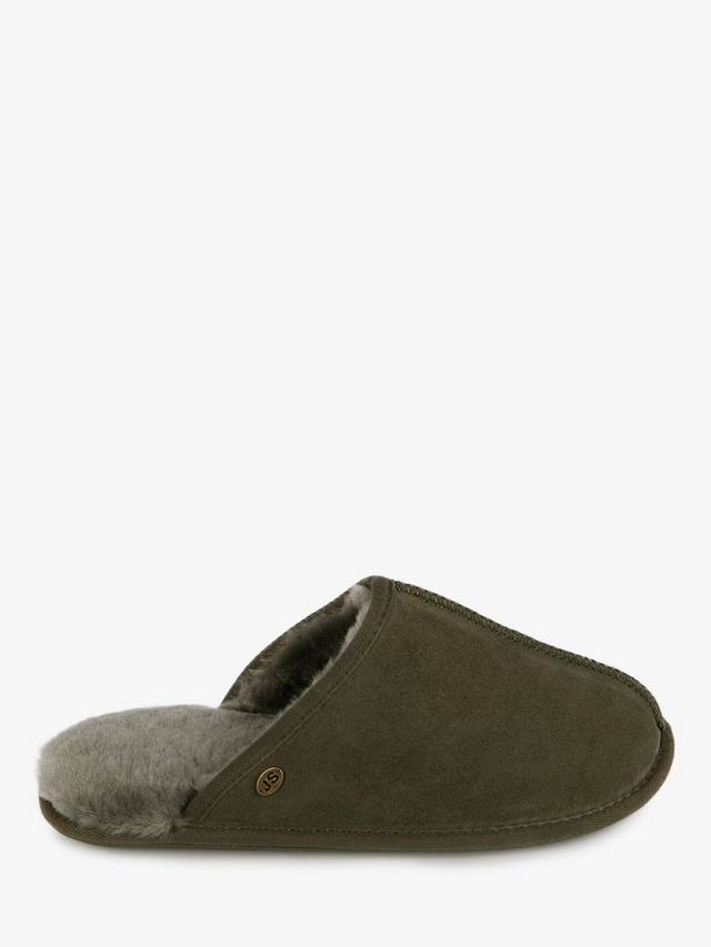 

Тапочки из мула из овчины donmar Just Sheepskin, хаки