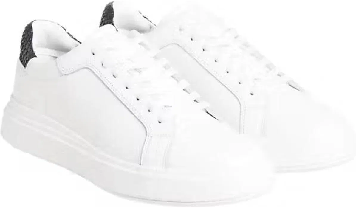 Кроссовки Calvin Klein Comfort Flat Leather Trainers, HM0HM01659, Ivory — фото 2