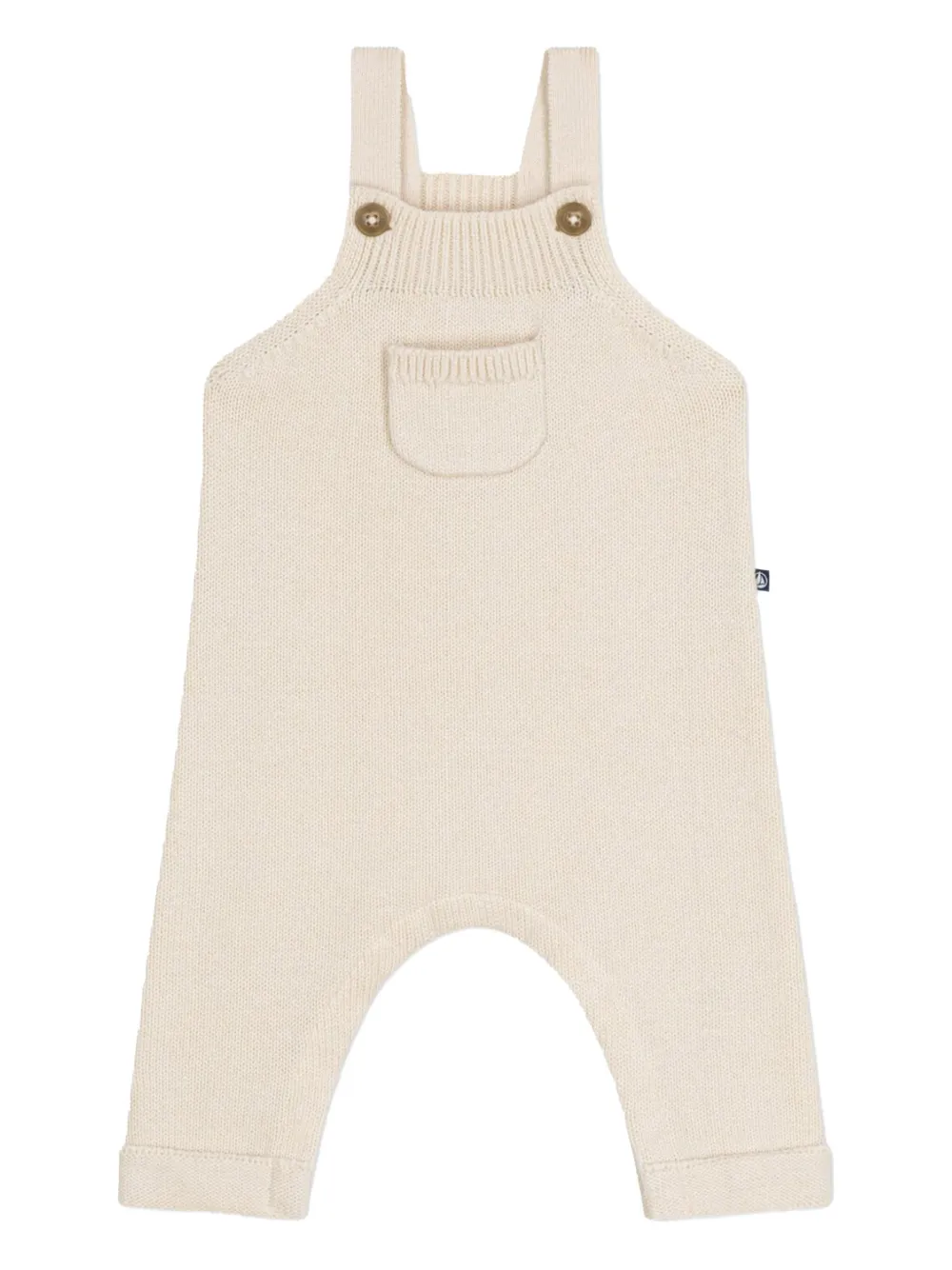 

Ромпер с накладным карманом Petit Bateau, нейтральный
