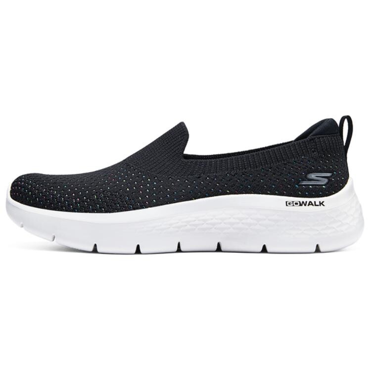 Слипоны Skechers Go Walk Flex, черный/белый