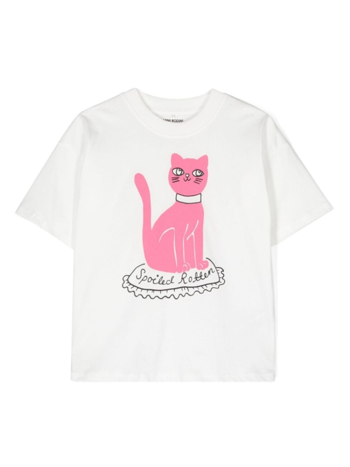

Mini Rodini футболка Cat, белый