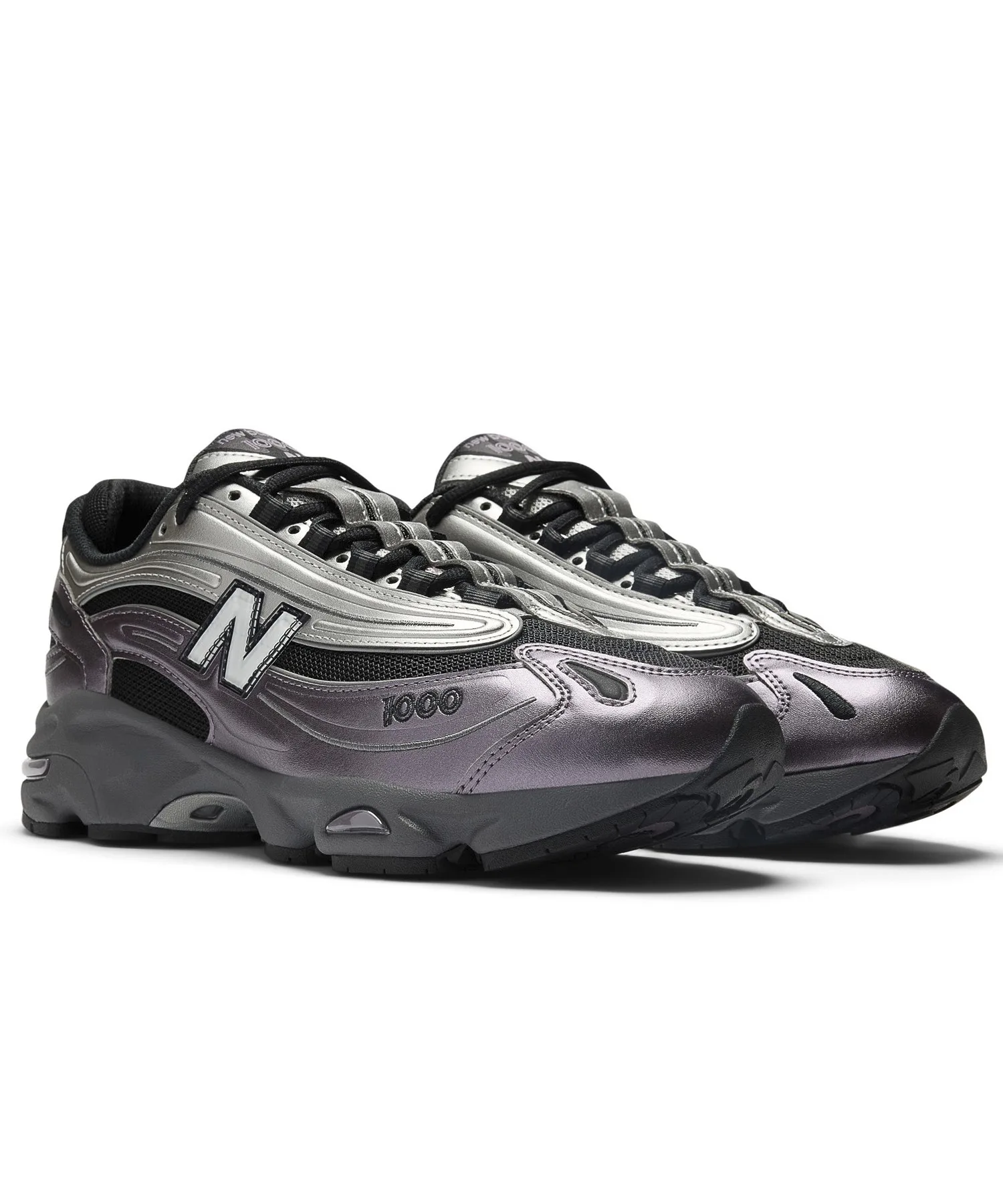 Мужские кроссовки New Balance M1000EGY с серебристо-фиолетовым акцентом