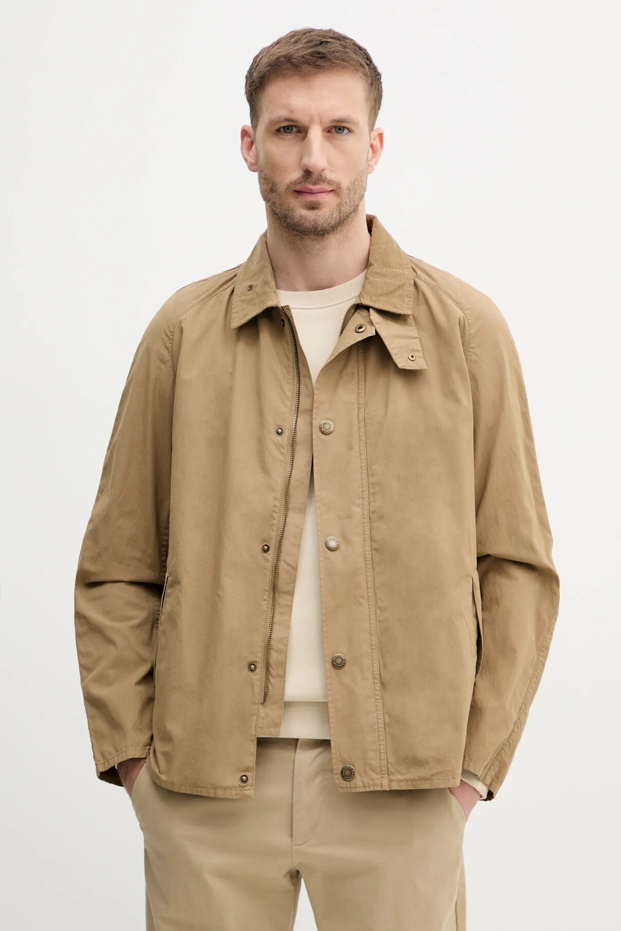

Куртка из хлопка Tracker Casual Barbour, зеленый