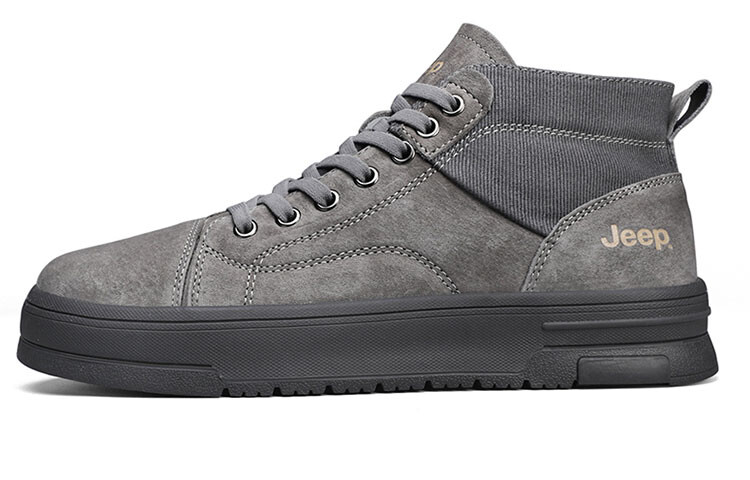 

Кроссовки мужские Lifestyle Shoes Men High-Top Gray Jeep