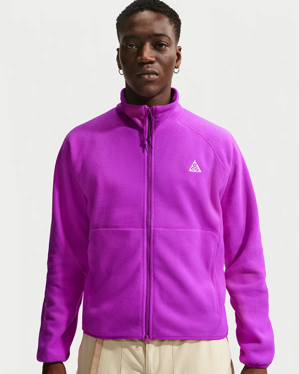 Куртка Nike ACG "Wolf Tree" с полной застежкой-молнией, Vivid Purple/Safety Orange/Black/Summit White