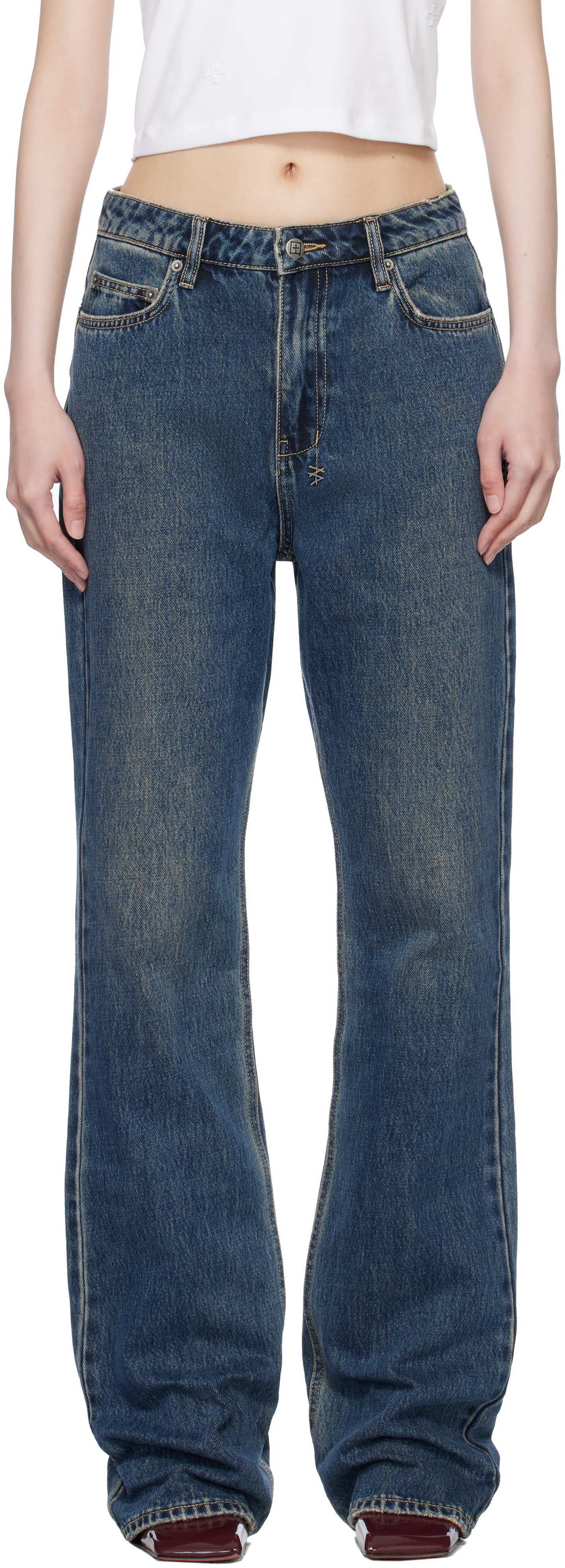 

Синие джинсы Soho Slouch Sandstorm Ksubi