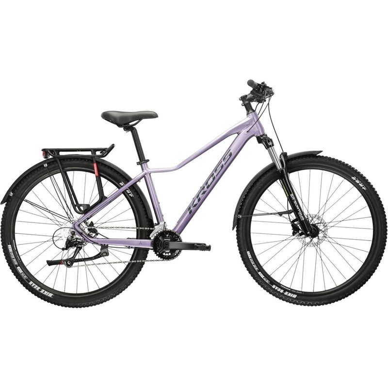

Горный велосипед Kross Lea 4.0 EQ, фиолетовый/графитовый