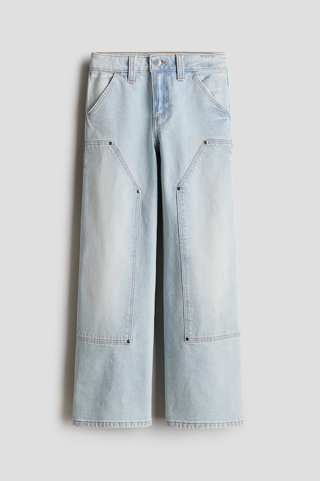 

Широкие джинсы H&M, синий
