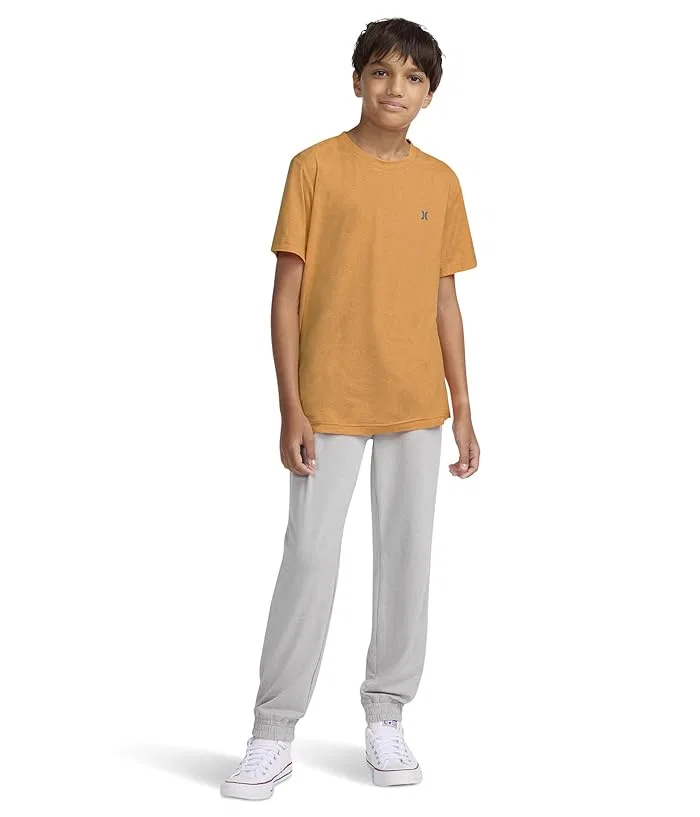 Футболка с влагоотводящей технологией H20-Dri Sunset Knit Tee Hurley Kids, Orange Cream Heather — фото 2