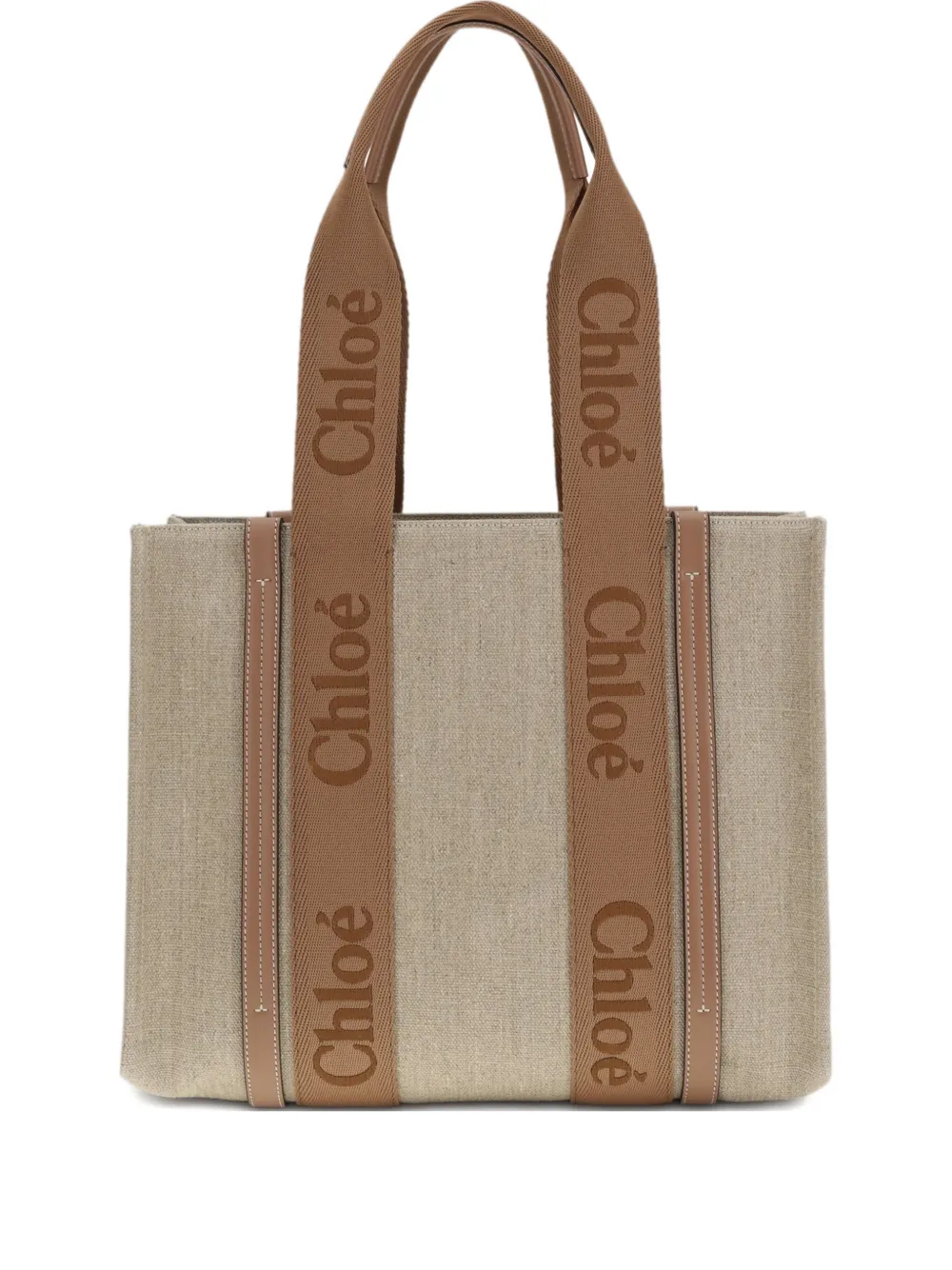 

Плечевая сумка с логотипом Woody Chloé, бежевый