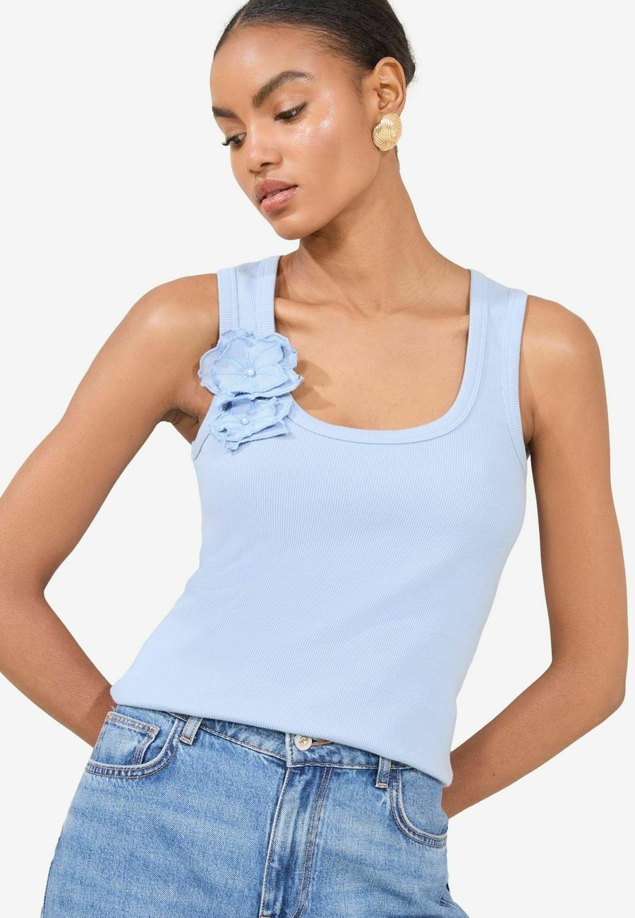 

Топ Lipsy FLOWER TRIM DETAIL, Blue/Pink