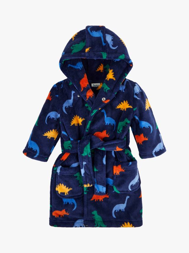 

Детский халат с принтом динозавров JoJo Maman Bébé, Navy/Multi