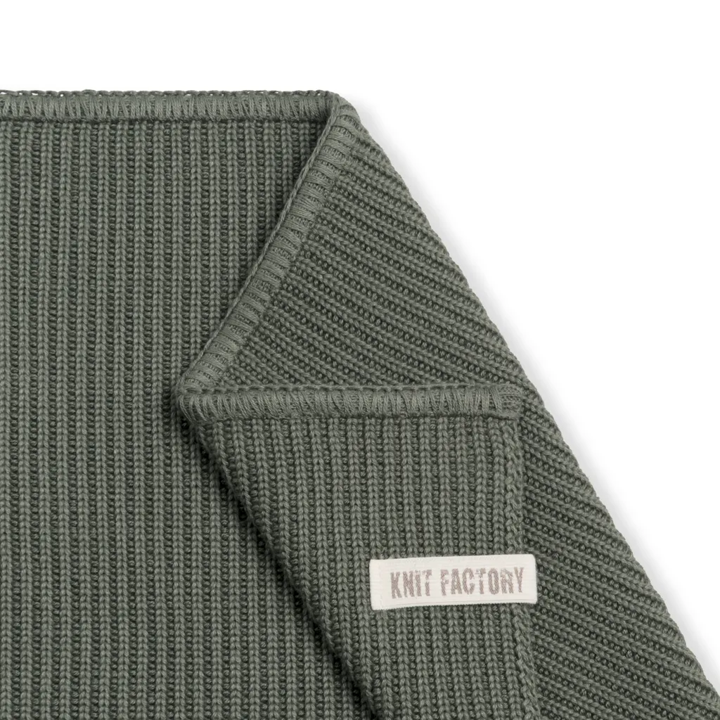 

Коврик для ванной Knit Factory, темно-зеленый