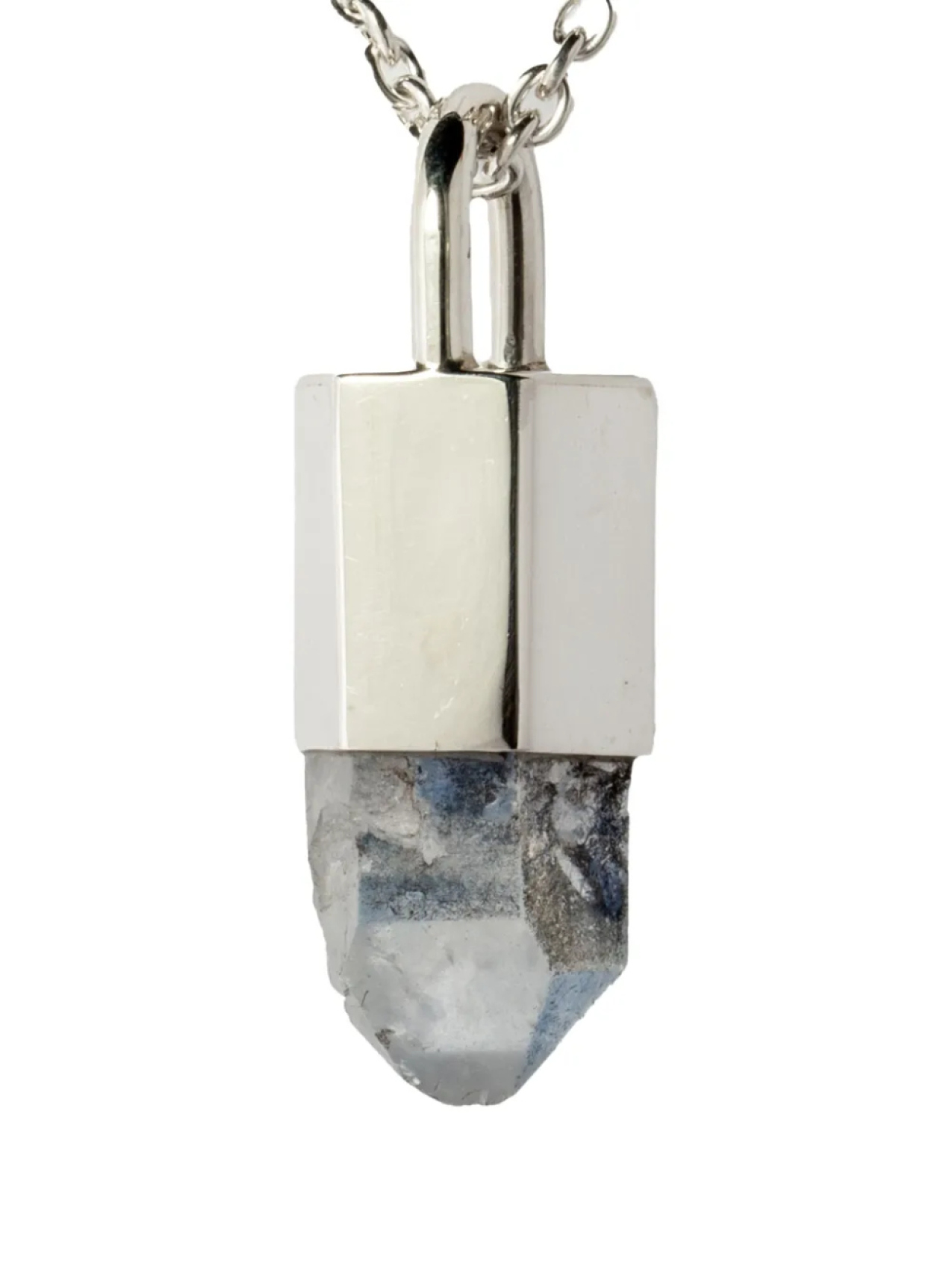 

Ожерелье Parts of Four sterling silver Talisman Dumortierite necklace, серебряный