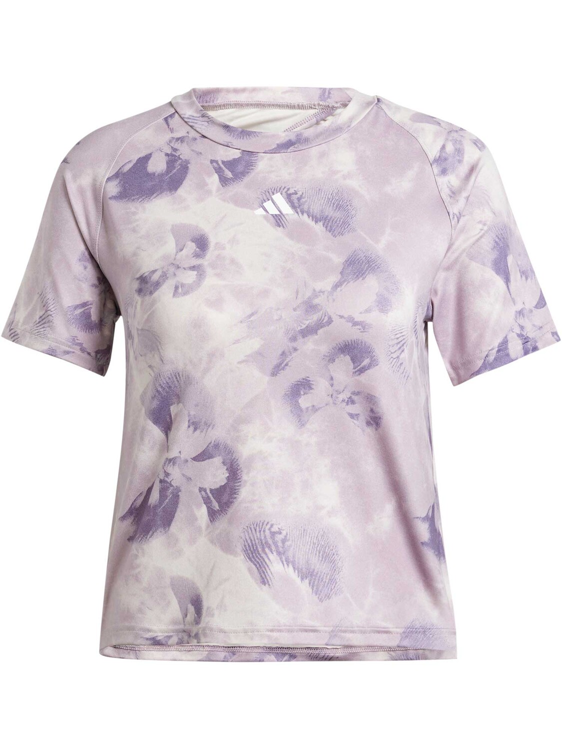 

Футболка Adidas Performance Train Essentials AOP Flower Tie-Dye, бежевый