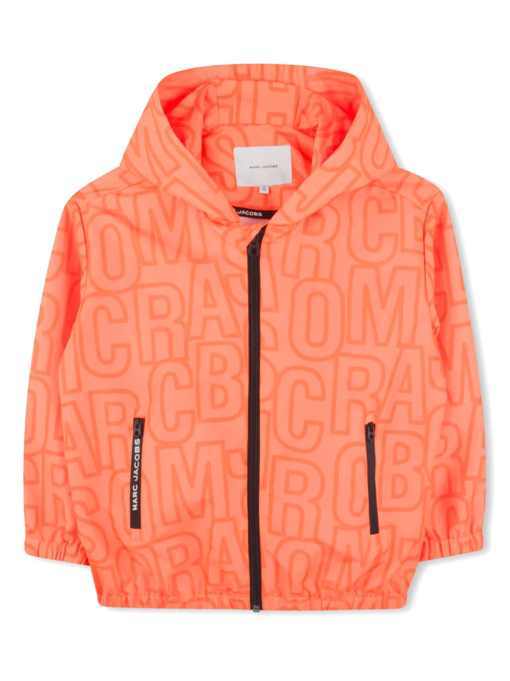 

Куртка с капюшоном Marc Jacobs Kids, оранжевый