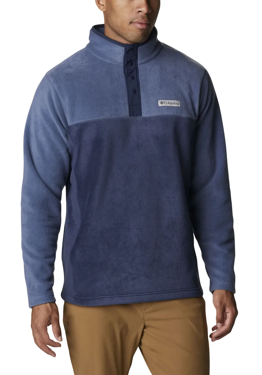 

Флисовый свитер Columbia "STEENS MOUNTAIN HALF SNAP" с фирменной надписью, цвет Collegiate Navy, Dark Mountain