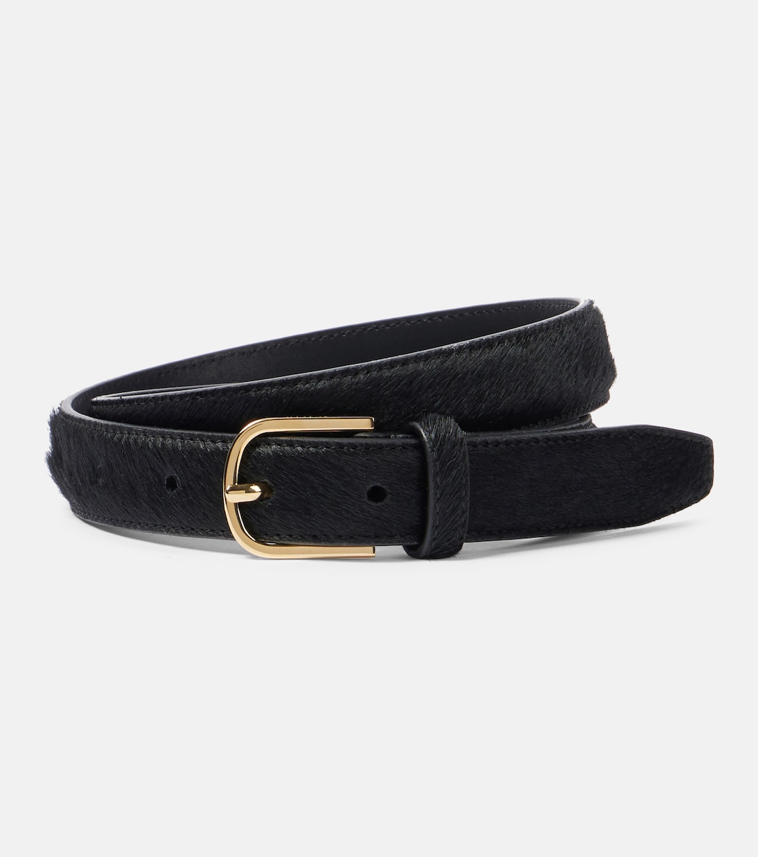 

Ремень из телячьей кожи Toteme, Black 001