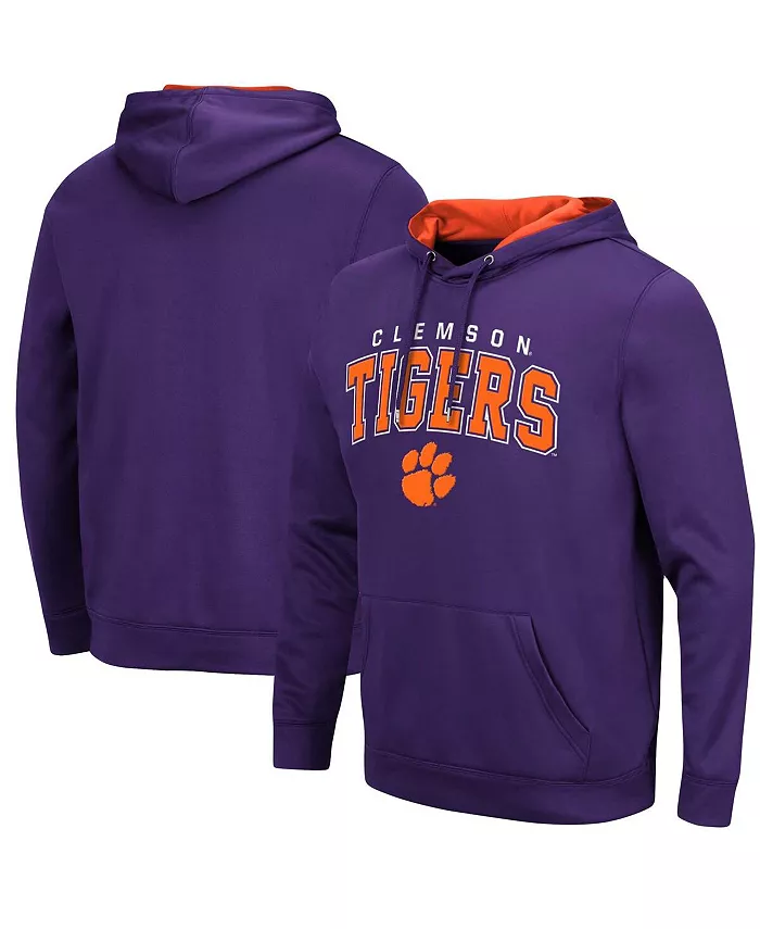

Мужская толстовка с капюшоном Clemson Tigers Resistance Colosseum, фиолетовый