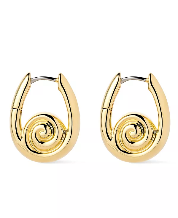 

Золотые эффектные серьги-кольца Ariel Ana Luisa, gold