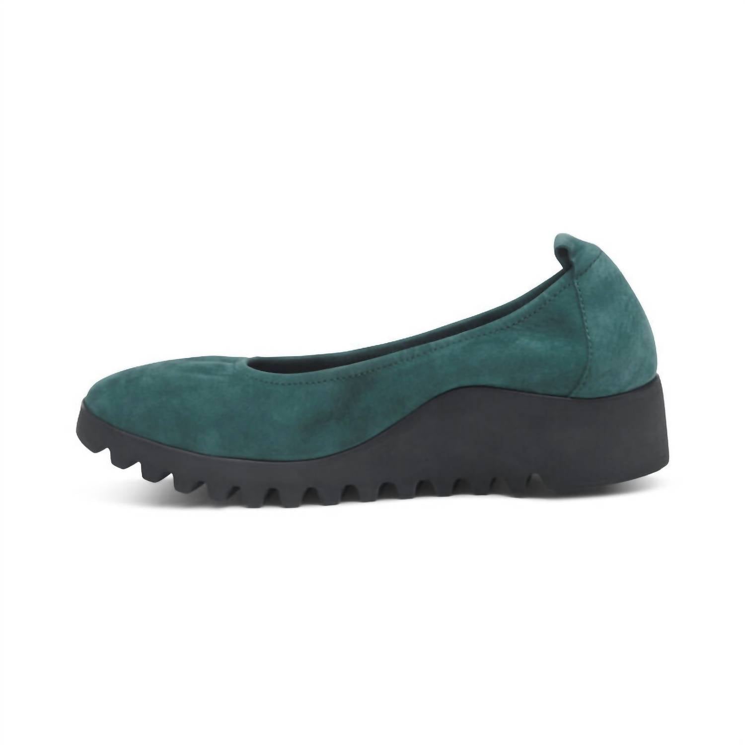 Женские балетки Brianna Slip-On в темно-бирюзовом цвете Aetrex — фото 3