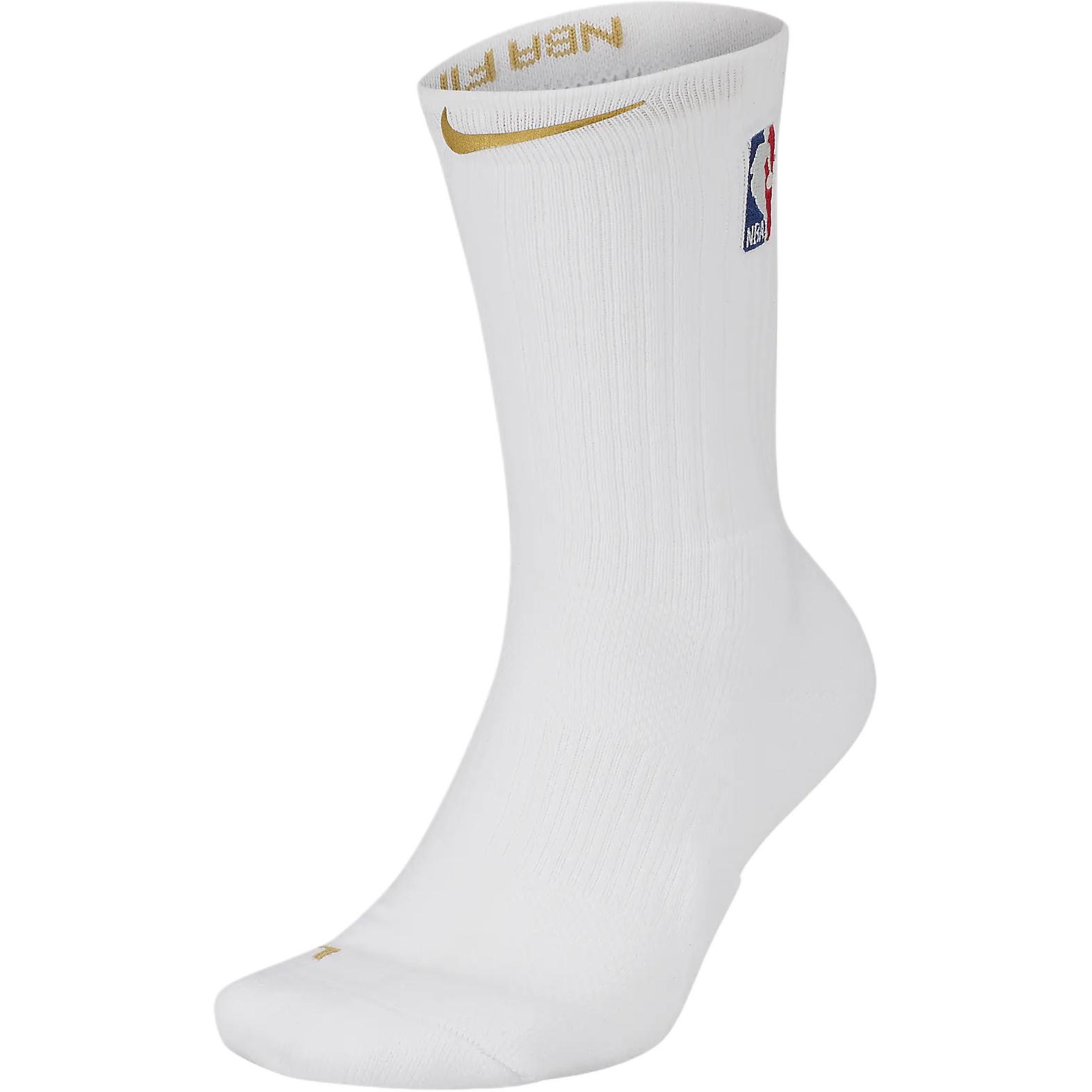 

X NBA Crew Socks Мужские 1 пара Nike, белый