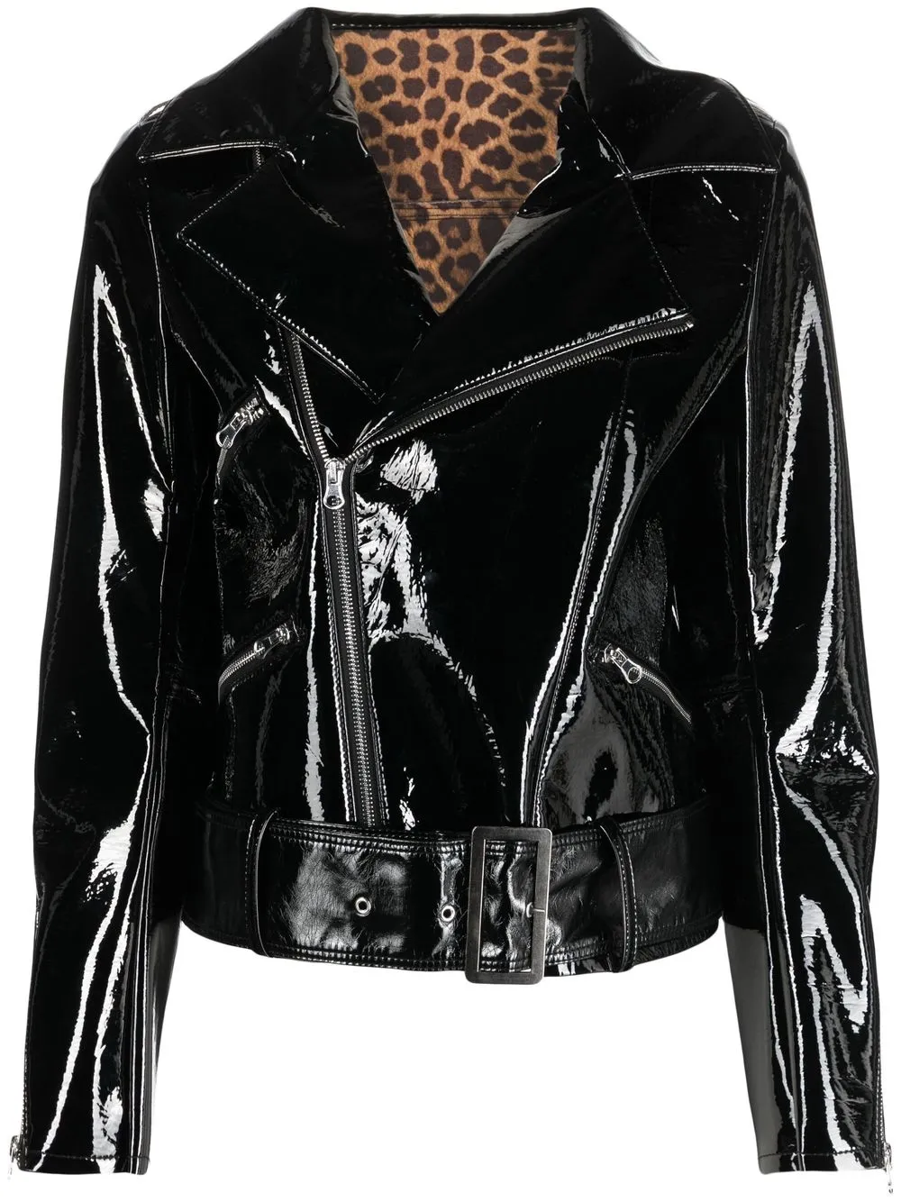 

Глянцевая куртка из искусственной кожи Philipp Plein, черный