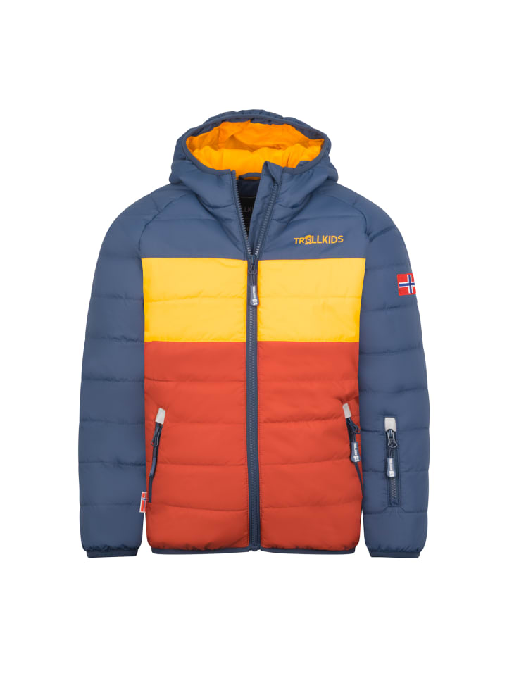 

Куртка для лыж/сноуборда Hafjell XT в цвете красная глина/мистический синий Trollkids