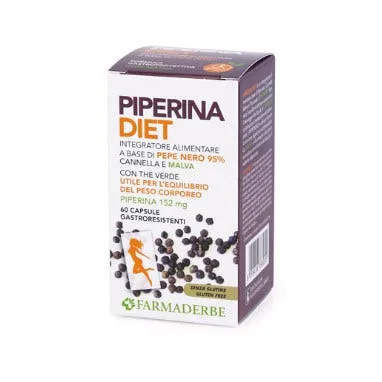 

Farmaderbe Piperina Диетическая добавка для увеличения массы тела, 60 таблеток