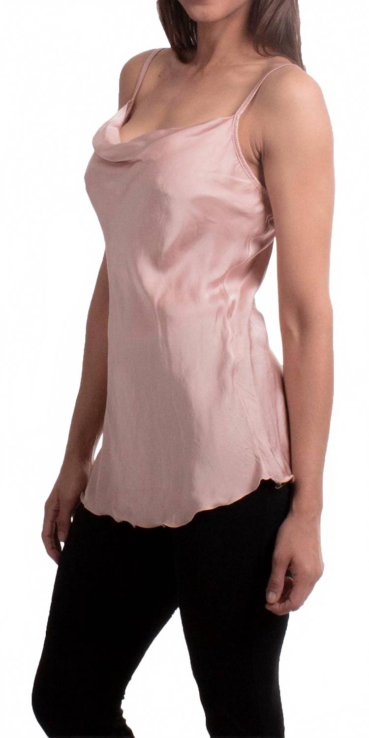 

Атласный топ без рукавов Carlotta цвета пыльной розы Gigi Moda, Dusty Rose