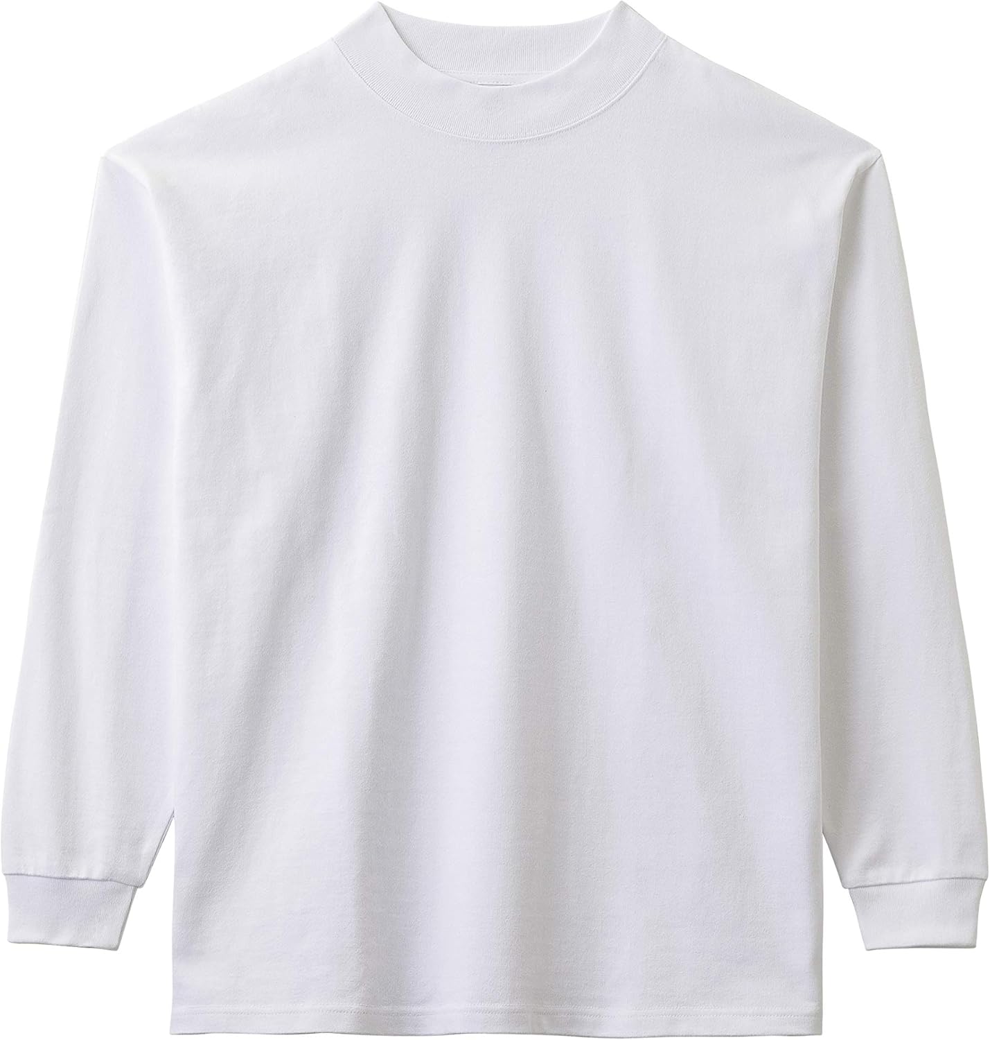 

Мужская футболка LifeMax MS1610 с высоким воротником и длинными рукавами, белый