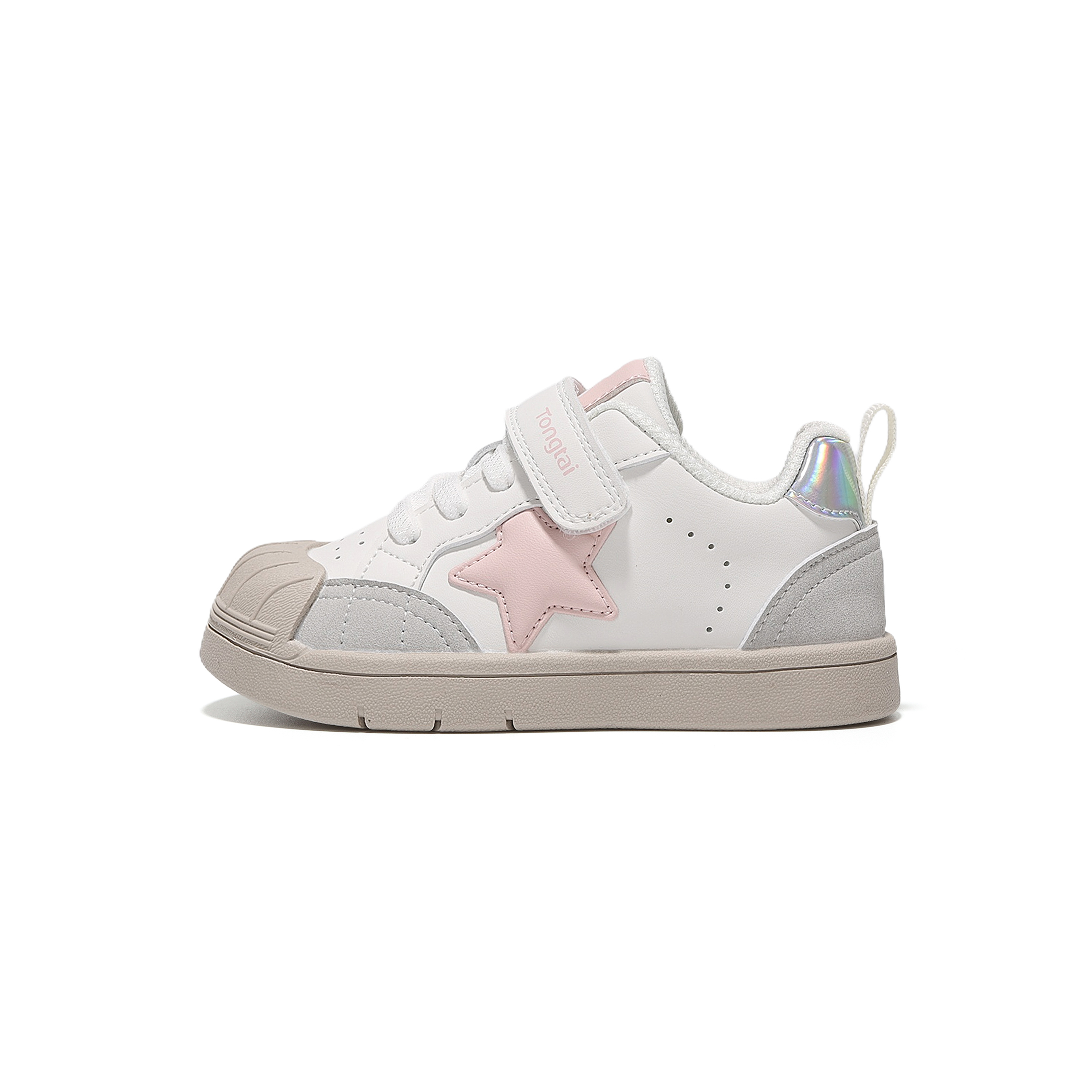 

Низкие противоскользящие кроссовки Rebound Balance для детей от 3 до 7 лет TongTai, белый/розовый