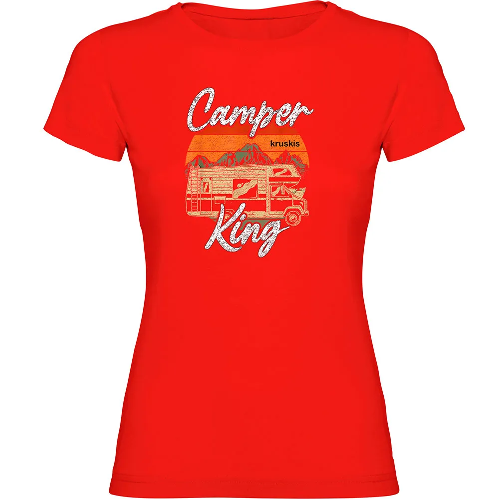 

Футболка с коротким рукавом Kruskis Camper King, красный