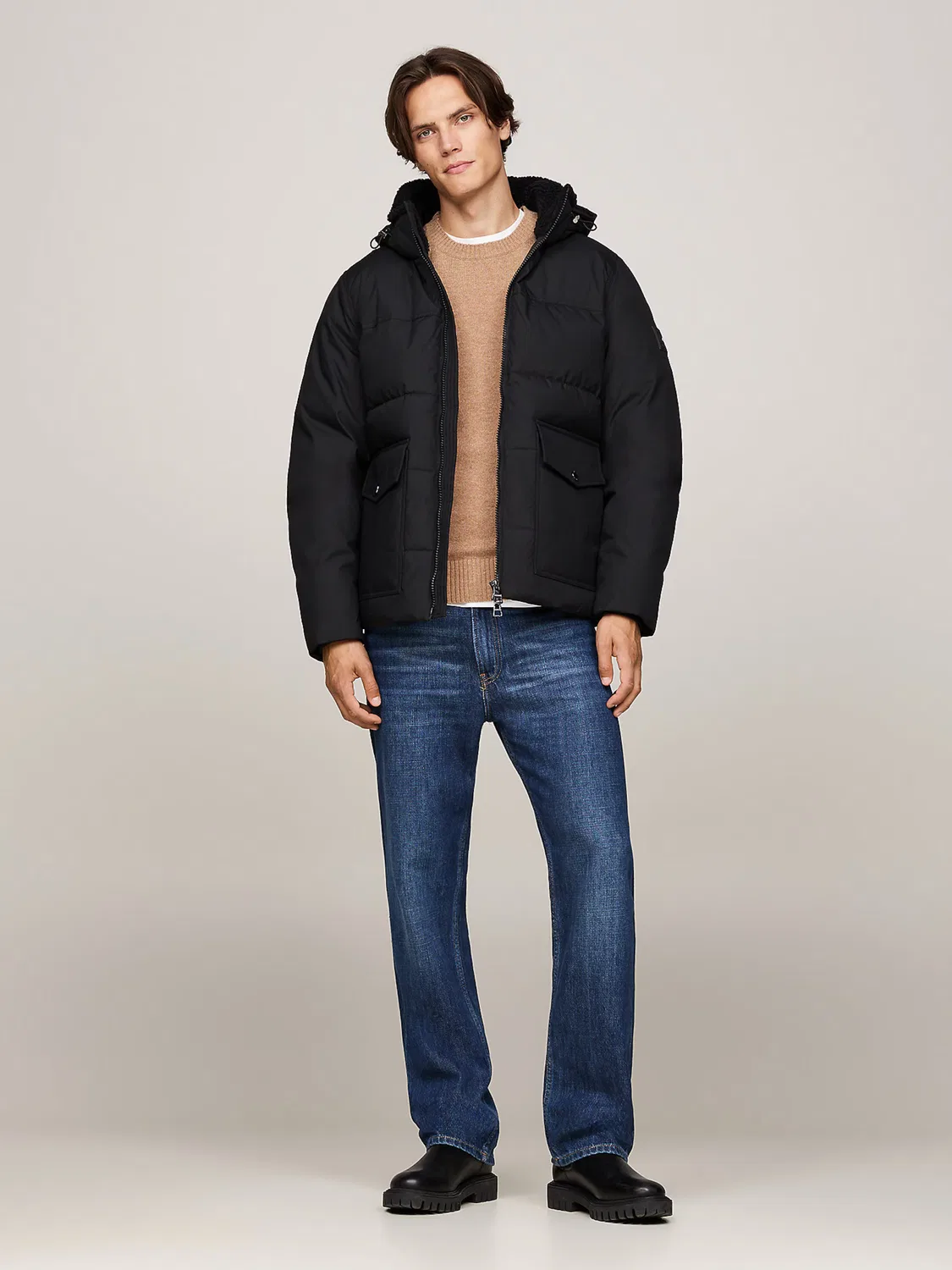 Куртка межсезонья 'Рокки' Tommy Hilfiger, Black — фото 3