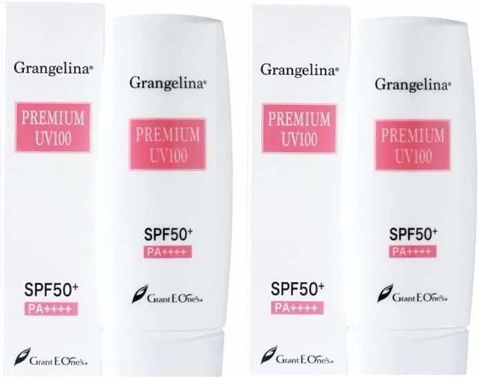 Солнцезащитный крем-молочко Grant One's Granjerina Premium UV100, 2 шт, SPF50+ PA++++, тонирующий
