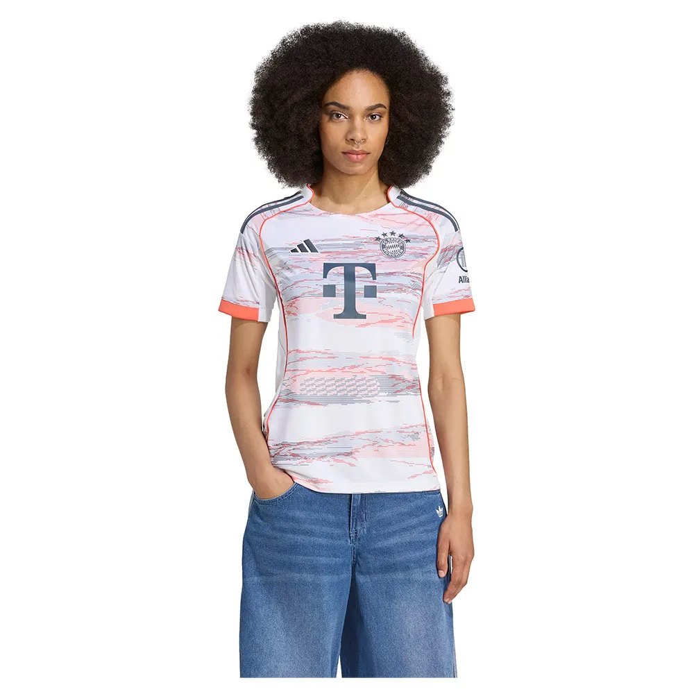

Футболка с коротким рукавом adidas FC Bayern 25/26 Away Woman, белый