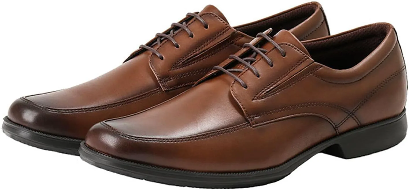 

Мужские оксфорды дерби с брогированием, классические деловые и свадебные туфли с квадратным носком KYOESCAI, коричневый