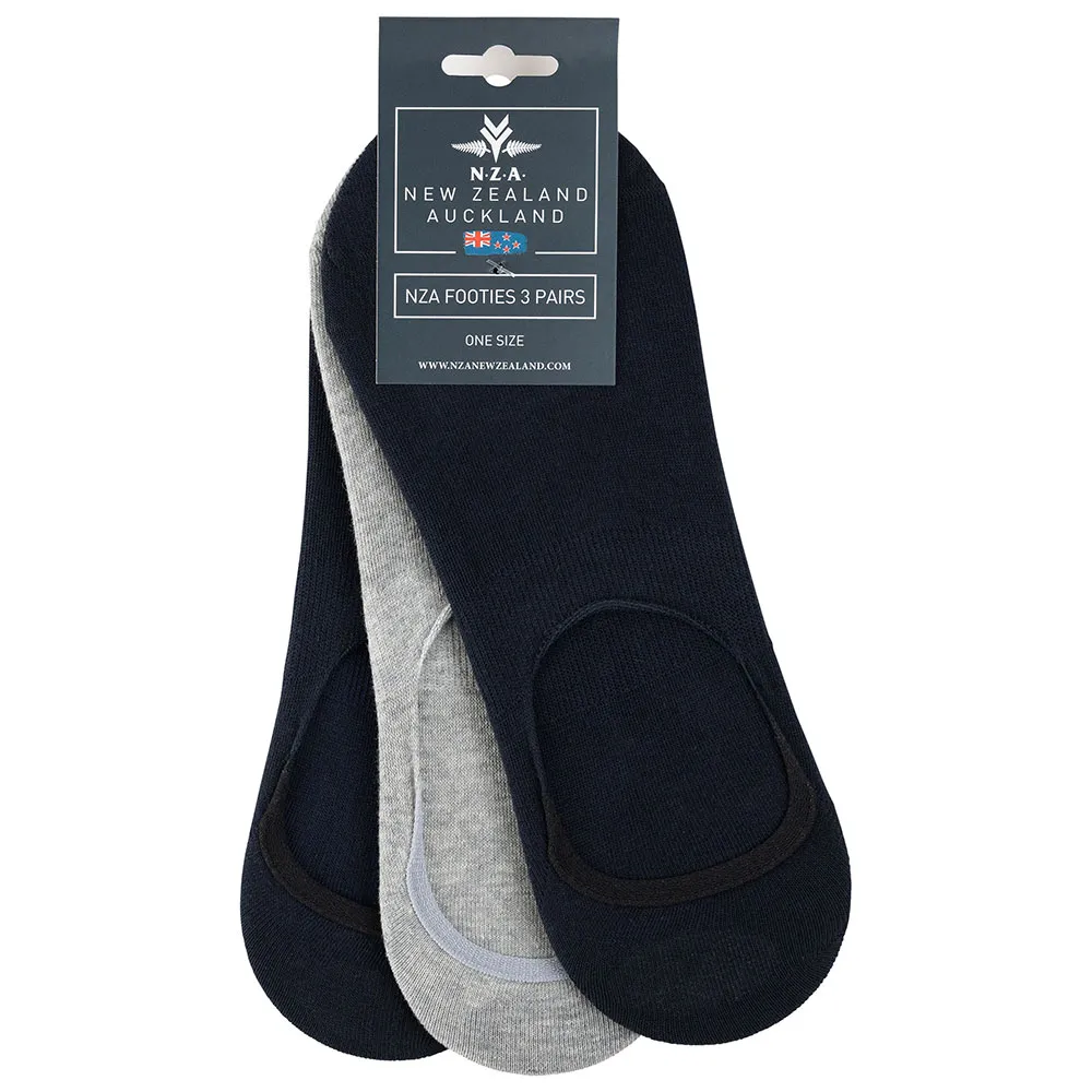 

Носки 3 шт Nza New Zealand Footies, синий