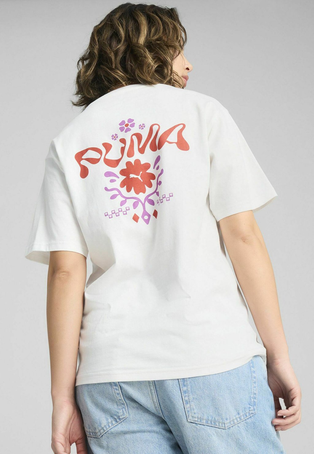 

Футболка с принтом FLORAL Puma, белый