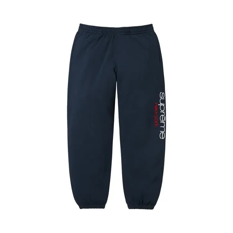 Спортивные штаны Supreme Classic Logo 'Navy'