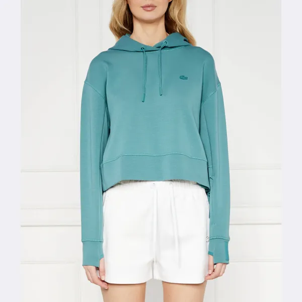 

Толстовка свободного кроя Lacoste, бирюзовый
